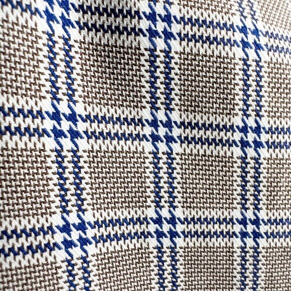 Emanuel Berg Paris Luxury Slim Fit Plaid Shirt 15 1/4 - Picture 4 of 7